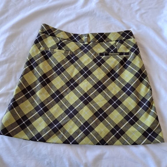 Zara girls size 11-12 plaid skirt with modesty shorts - Picture 3 of 6